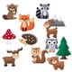 thumbnail image 1 of Qarigey Kit de costura de fieltro manualidades de bricolaje arte de costura educativo dinosaurio artesanal Disfraces de disfraces Animales del bosque, 1 of 1