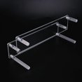thumbnail image 5 of T Tulead 2 Tiers Acrylic Riser Rectangular Display Riser Stand Tabletop Clear Display Riser 3.9-inch Height Cupcake Riser Stand Perfume Display Riser, 5 of 5