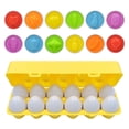 thumbnail image 2 of Juguete de aprendizaje Yotijar 12 Huevos con soporte clasificación de forma y reconocimiento de color, 2 of 4