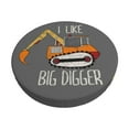 thumbnail image 6 of Uemuo I Like Big Digger Pattern Round Bar Stool Seat Covers Washable Stool Cushion Slipcover Elastic Bar Chair Covers-, 6 of 7