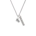 thumbnail image 2 of Delight Jewelry Silvertone Small Mother of the Groom Heart Silvertone Always My Mother Bar Charm Necklace, 23", 2 of 4