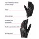 thumbnail image 4 of Guantes de piel de oveja auténtica, transpirables, de dedos completos, duraderos, de cuero perforado., 4 of 7