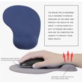 thumbnail image 4 of fastboy Mouse Mat Wrist Support Mice Pad Non-Slip Silica Gel Rest Mat Laptop Computer Accessories, Dark Blue, 4 of 8