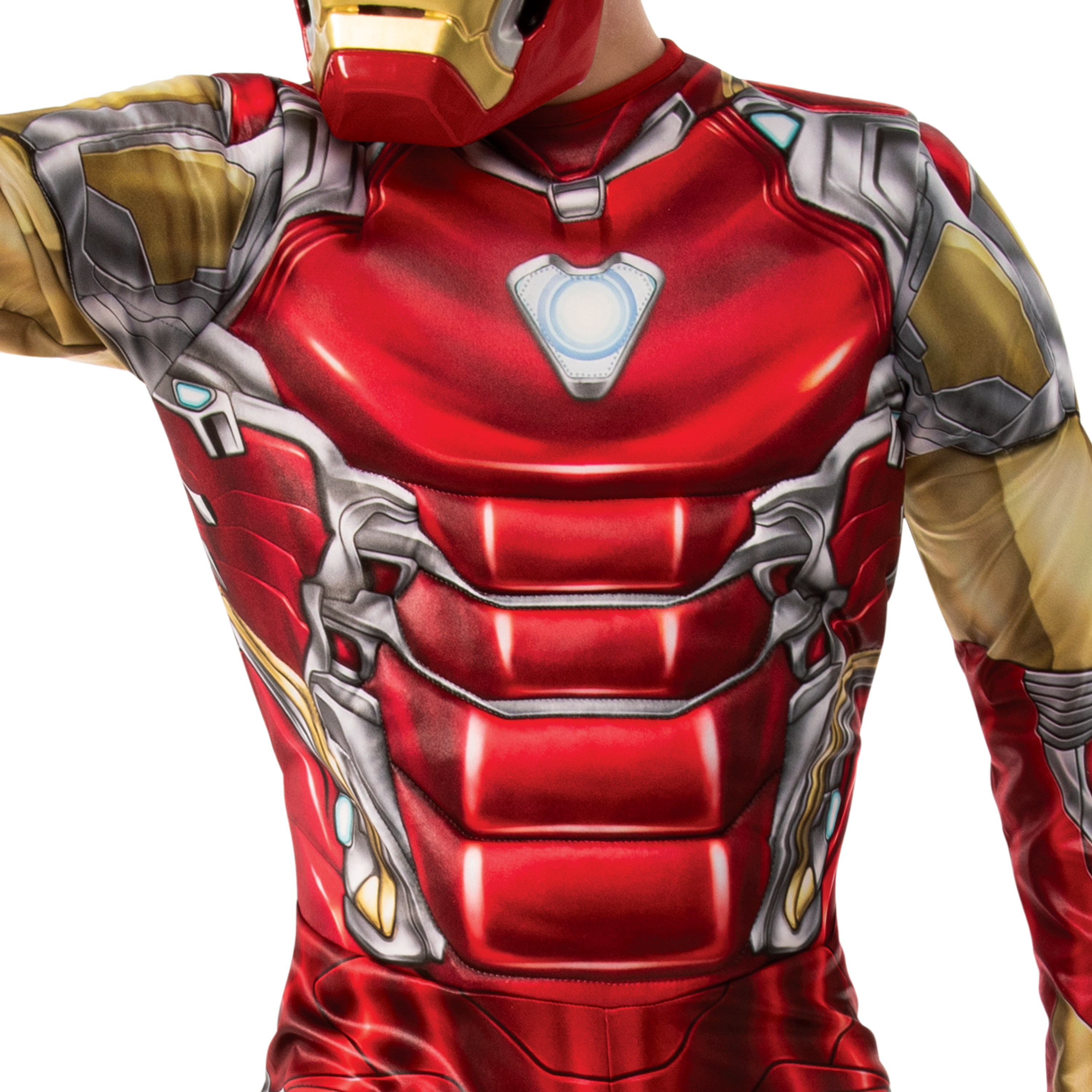 Child Officially Licensed Boys Marvel Iron Man Halloween Costume Medium, Red - image 4 of 6