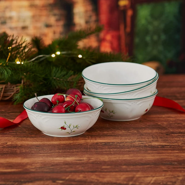 Pfaltzgraff Winterberry Soup Cereal Bowls - Set of 4 - 12oz