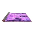 thumbnail image 2 of Ahgly Company Indoor Square Oriental Purple Industrial Area Rugs, 6' Square, 2 of 4