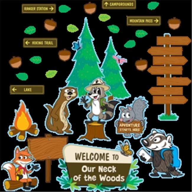 Teacher Created Resources Tcr3516 Ranger Rick Welcome To Our Neck Of The Woods Bulletin Board Walmart Com