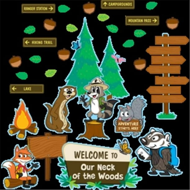 Teacher Created Resources Tcr3516 Ranger Rick Welcome To Our Neck Of The Woods Bulletin Board Walmart Com Walmart Com