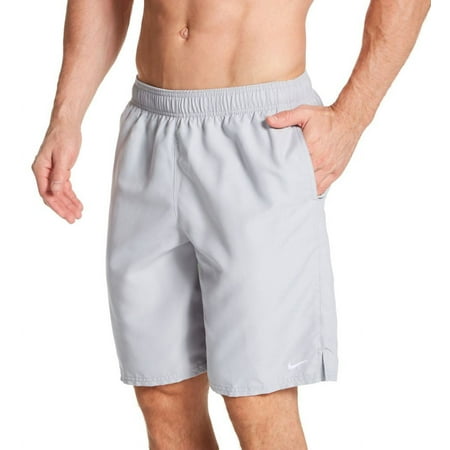 UPC: 0030673129517 | Nike NESSA558-079-XL 9 in. Mens Solid Lap Volley Short Swim Trunk Light Smoke Grey – Extra Large