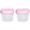 E*2, variant on Reusable Small Plastic Containers with Screw Lids, Small Food Storage Freezer Containers, Stackable Food Storage Jars, Sauce Condiment Jars Lunch Box Accessories