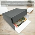 thumbnail image 2 of Archival Storage Box Acid Drop Front Museum Box with Metal Edge for Storing Artwork Photos Documents Prints Arts And Crafts (x es), 2 of 9