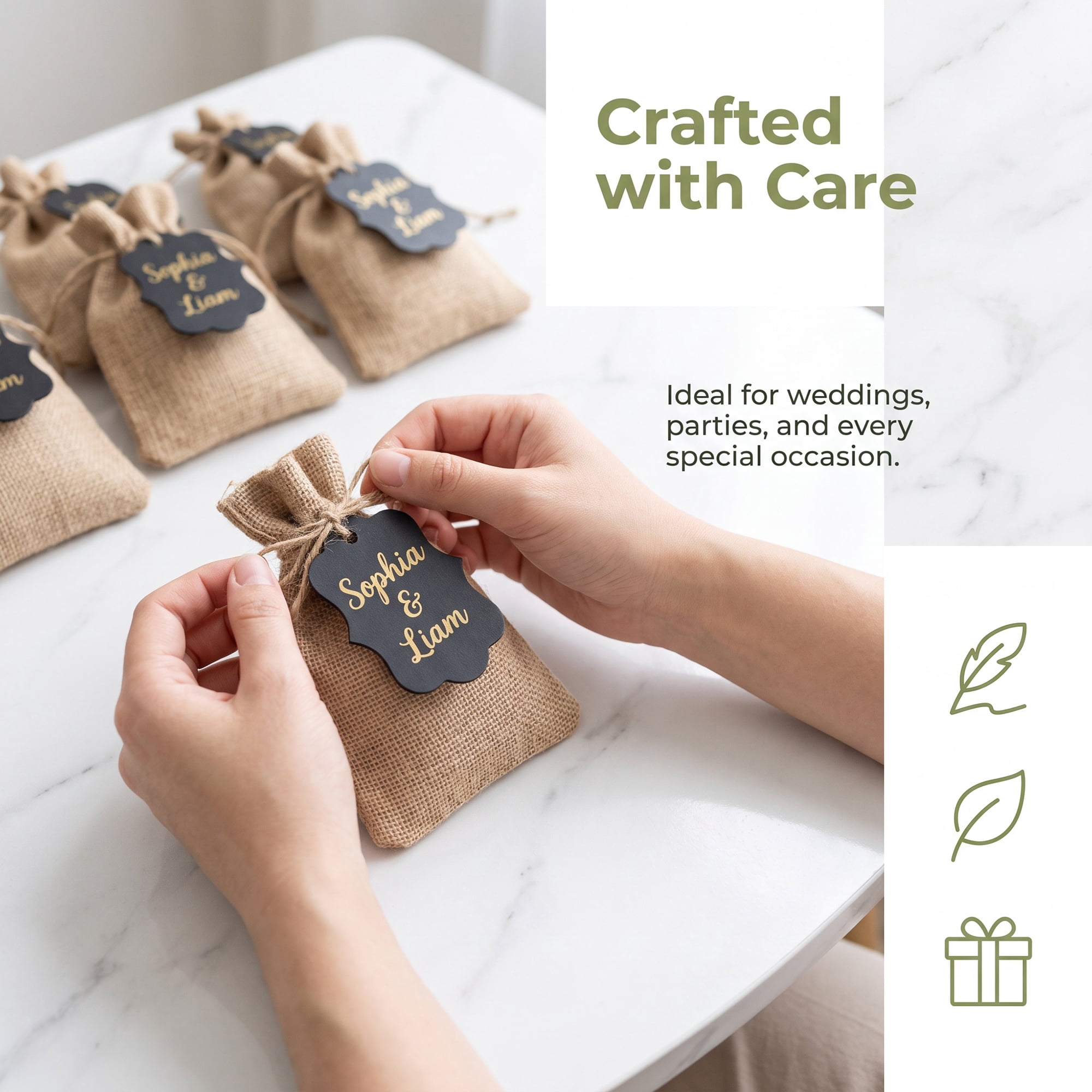 Unique Bargains Gift Tags with Twine for Crafting and Presenting Gifts 1.2" x 2" Black