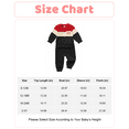 thumbnail image 2 of Toddler Baby Boys Clothes 18 Months Boys Fall Winter Outfits 24 Months Boys Long Sleeve Round Neckline Stripe Sweatshirt Pants 2PCS Clothing Set Black, 2 of 8