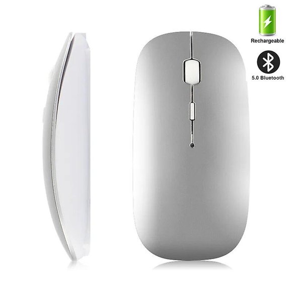 5.0 Bt Wireless Mouse For Apple Macbook Air Xiaomi Pro Mouse For Huawei Matebook Laptop Notebook Computer Ipad Tablet Matepad Mice Trackballs