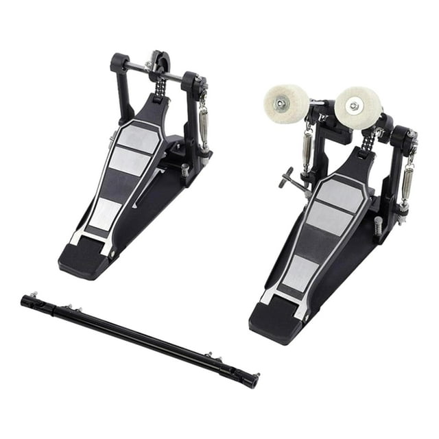 Double Bass Pedal Non Slip Portable for Beginner Kick Drum Set Double chain