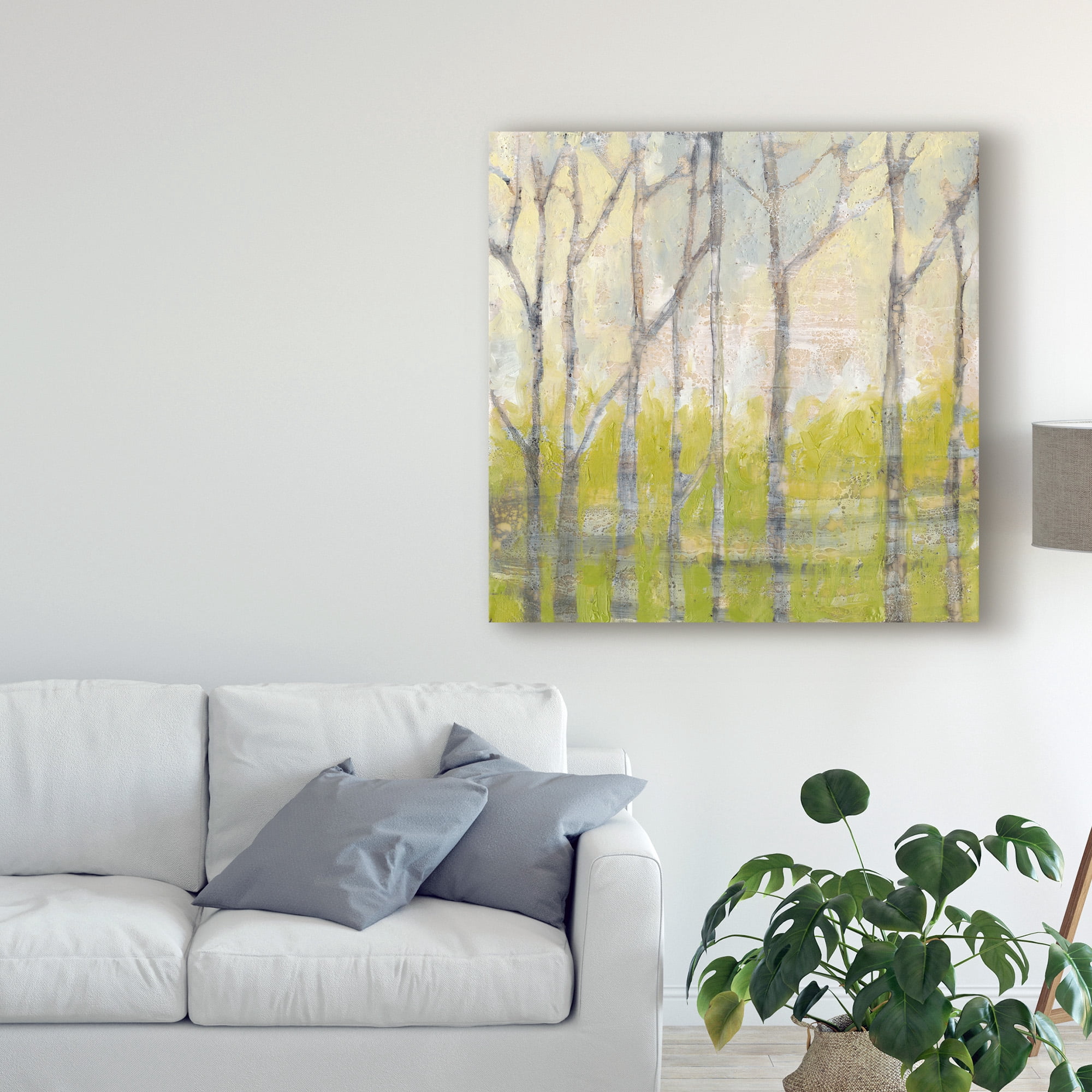 Trademark Fine Art 'Whispering Treeline II' Canvas Art by Jennifer Goldberger