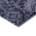 thumbnail image 3 of Addison Rugs Mayfield Premium Machine Washable Transitional Swirl Navy Round Rug, 8' x 8', 3 of 5
