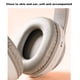 thumbnail image 2 of Auriculares inalámbricos Bluetooth de color gris, orejeras telescópicas grandes de metal, 2 of 5
