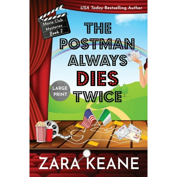 Movie Club Mysteries The Postman Always Dies Twice (Movie Club Mysteries, Book 2): Large Print Edition, Book 2, (Paperback)
