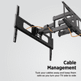 thumbnail image 3 of ProMounts Articulating/Full Motion TV Wall Mount for 37-92 inch LED, LCD Plasma Flat and Curved TV Screens, 3 of 7
