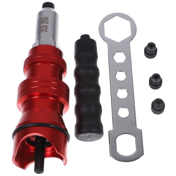 STOBOK Portable Riveter Aluminum Alloy Adapter for Electric Drill 1 Set
