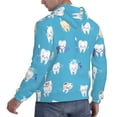 thumbnail image 4 of Bingfone Cute Healthy Teeth Men'S Drawstring Hoodie Long Sleeve Pocket Sweatshirts-Medium, 4 of 9