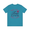 thumbnail image 2 of True Love Valentine's Day Unisex Jersey Short Sleeve Tee, 2 of 10