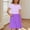 Purple, variant on Swuxness Girl's Casual Short Sleeve Dress, Toddler Dresses, Kids Girl Print Stripe Patchwork Dress With Pockets Comfortable Soft Lightweight Blue, 9-10 Years