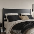 thumbnail image 4 of Pasadena King Solid Wood Low Profile Platform Bed in Black, 4 of 10