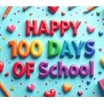 thumbnail image 4 of School 100 Days Celebration Backdrop Banner Colorful Party Supplies Background Photography Props Happy Days Decorations Classroom Event Decor, 4 of 4