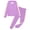 Purple, variant on Toddler Outfits for Girls Sets Two Piece Color For And Boys Casual Hoodie Long Sleeve Fashion Sweatshirt And Sweatpants Casual Clothes Set 2-3 Years