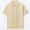 Khaki, variant on Aueoeo Mens Knit Cotton Shirts Button Up Shirts Casual Laple Collar Textured Shirt Short Sleeve Vintage Summer Beach Top