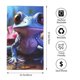 thumbnail image 2 of Fotbe Colorful Frog Among Flowers Toalla Premium con Patrón, Toalla de Microfibra de Secado Rápido, Ligera y Altamente Absorbente (27.5x16in), Ideal para Uso Diario, 2 of 6