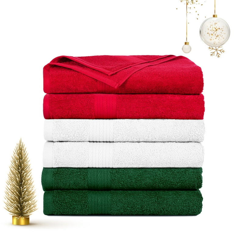 Red decorative bathroom towels hotsell