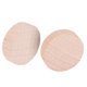 thumbnail image 4 of Haya inacabada madera rebanada DIY artesanía discos de madera redonda chip accesorio 100 unids x 3 bolsas, 4 of 8