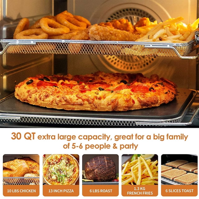 YAOMOBB Barbecue Mesh Easy to Clean Stainless Steel Fryer Stand Rust Resistant Large Capacity for Roast Meat