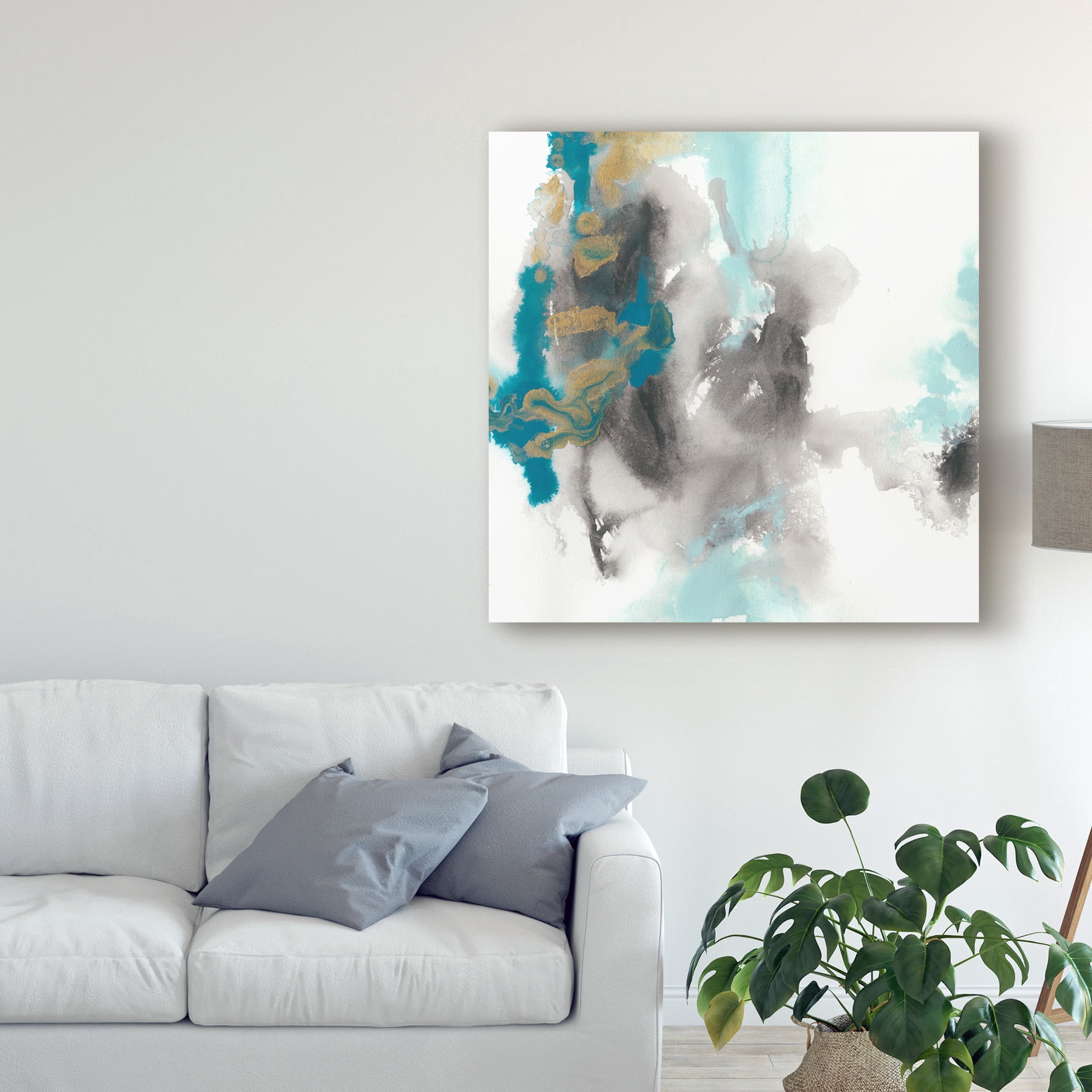 Trademark Fine Art 'Cerulean Mirage II' Canvas Art by June Erica Vess