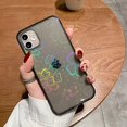 thumbnail image 3 of Funda transparente con corazones para iPhone, 15, 14, 13, 12, 11 Pro Max, Mini, XR, 7, 8, 14 Plus, XS, SE, 3 of 5
