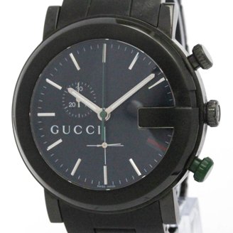 Gucci G-Chrono Quartz Chronograph Black Dial, PVD Coated  display picture 3