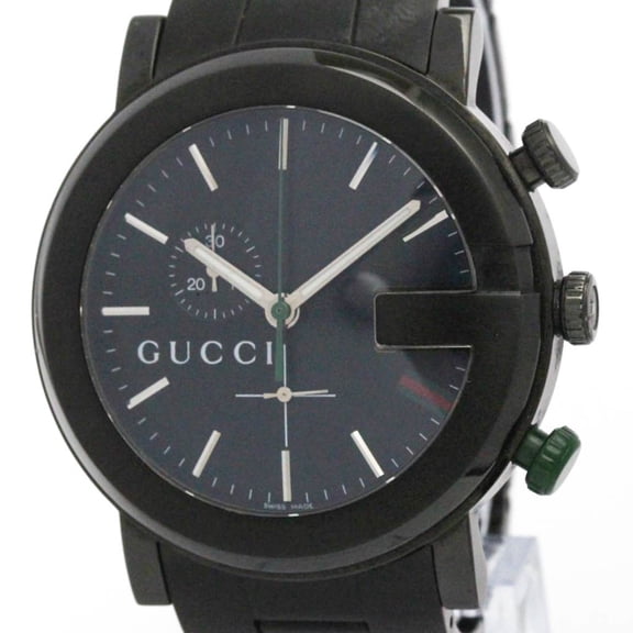 Pre-Owned GUCCI G-Chrono Stainless Steel Quartz Mens Watch YA101331 (Good)