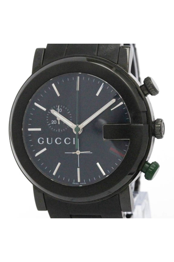 Pre-Owned GUCCI G-Chrono Stainless Steel Quartz Mens Watch YA101331 (Good)