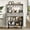 Grey, variant on Fluted Sideboard Buffet Cabinet with Storage, Modern Coffee Bar Cabinet with 2 Drawers & Adjustable Shelves, Wood Buffet Console Table for Dining Room, Kitchen, Living Room, Hallway - Natural