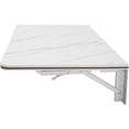 thumbnail image 6 of Wall Mounted Folding Table Floating Wall Desk for Small Spaces Functional Hanging Desk Laundry Table for Home Office Study Work Bench Kitchen Dining 31.5 x15.75in, 6 of 9