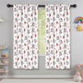thumbnail image 5 of Blackout Kids Curtains,White Cow Strawberry Heart Pattern Childrens Insulated Curtains Set Of 2,Bedroom Essentials,Toddler Room Decor 42x63in(106x160cm), 5 of 5