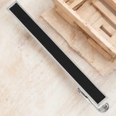HINTRMENT 1Pcs Practical Tie Clip Black Compact Style for Formal Events and Weddings