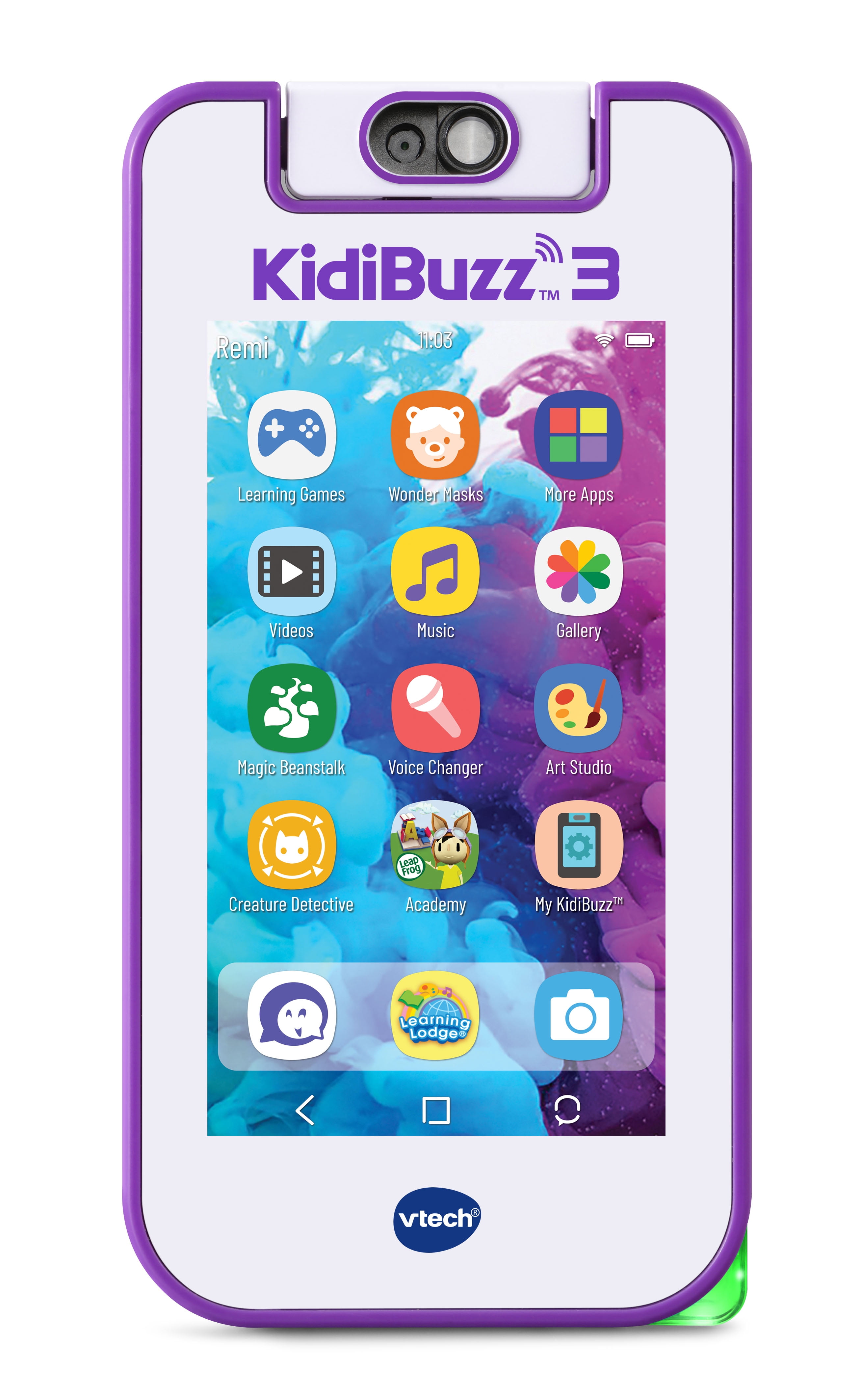 Automatisch voor Oude man VTech® KidiBuzz™ 3 Smart Device With KidiCom Chat™ & Close-Up MagLens  (Purple) - Walmart.com