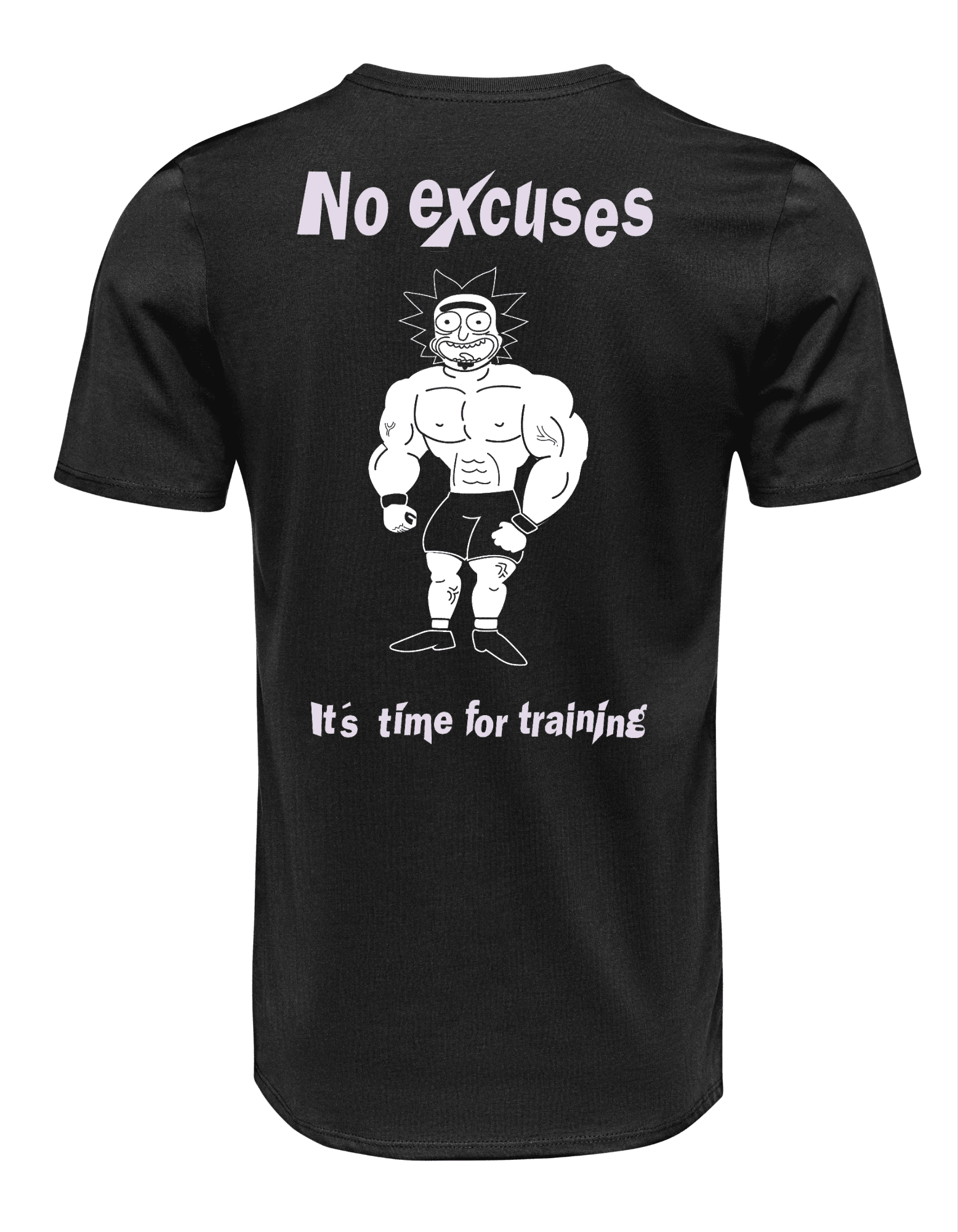 Playera de entrenamiento tipo Overside No excuses Genérico - Main Image