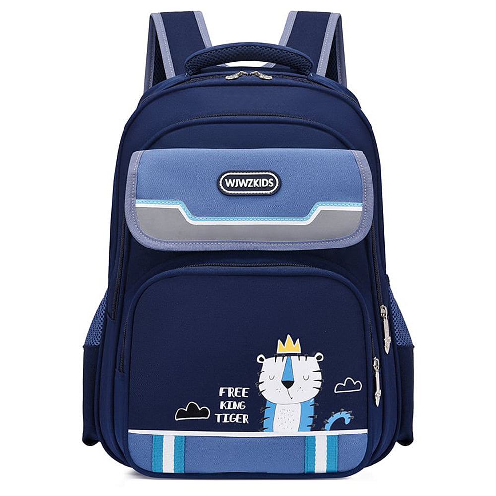 Lightning Tiger 1 Waterproof Durable Bookbag for School Girls & Boys Blue Unisex Travel Laptop Backpack