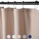 thumbnail image 1 of Cortina de ducha de microfibra suave, repelente al agua, para baño, con estampado decorativo en relieve, color gris, 183 x 183 cm, 1 of 8