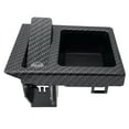 thumbnail image 4 of For BMW E46 323i 325i 328i 330i M3 Carbon Fiber Black Cup Holder W/ Coin Holder, 4 of 4